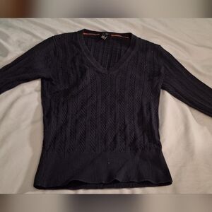 Tommy Hilfiger Dark Blue Knit Sweater